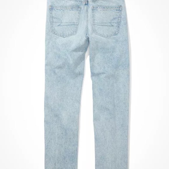American Eagle 90s Straight  Comfort Stretch Waistband Blue Jeans Size 16/33W - Picture 3 of 15
